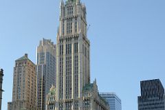 26 225 Broadway, Barclay Tower, Woolworth Building From The Walk Near The End Of The New York Brooklyn Bridge